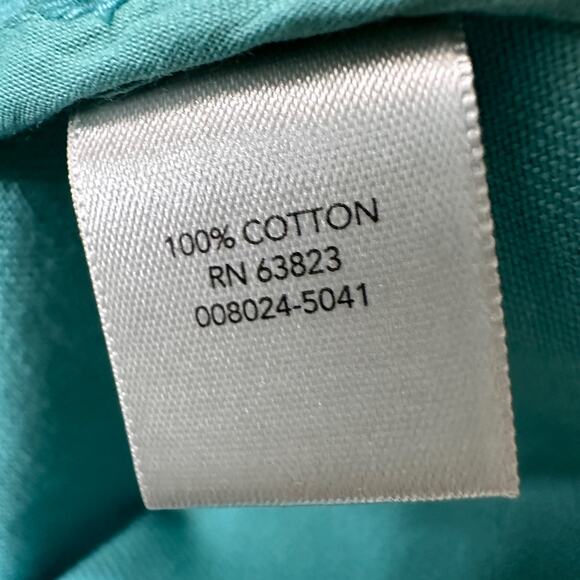 CHRISTOPHER & BANKS | Womens Aqua Cotton Twill Jacket NEW Size XL Snap Blazer - Picture 10 of 11